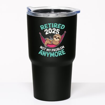 Retired 2025 Sloth Not My Problem Anymore Tumbler
