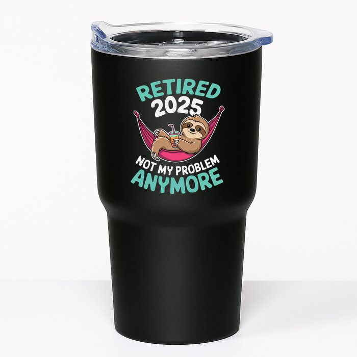 Retired 2025 Sloth Not My Problem Anymore Tumbler