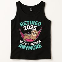 Retired 2025 Sloth Not My Problem Anymore Tank Top