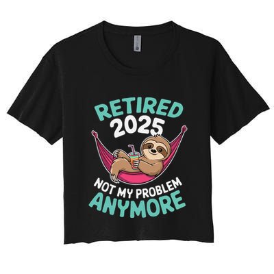 Retired 2025 Sloth Not My Problem Anymore Crop Top