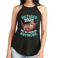 Retired 2025 Sloth Not My Problem Anymore Women's Perfect Tri Rocker Tank