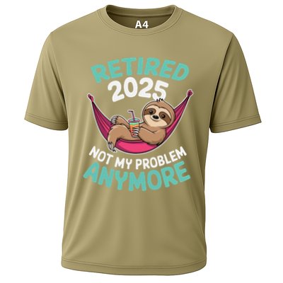 Retired 2025 Sloth Not My Problem Anymore Performance Shirt