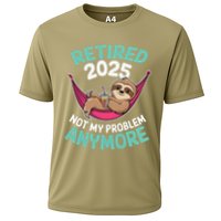 Retired 2025 Sloth Not My Problem Anymore Performance Shirt