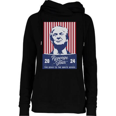 Revenge 24 The Road To The White House Womens Funnel Neck Pullover Hood