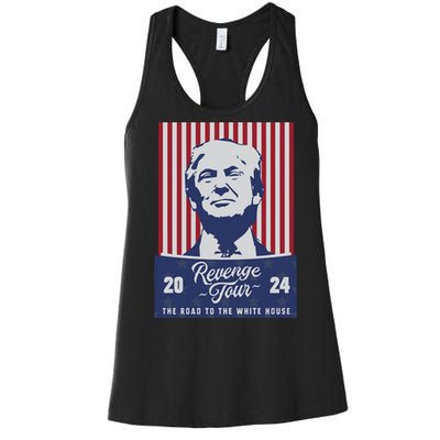 Revenge 24 The Road To The White House Women's Racerback Tank