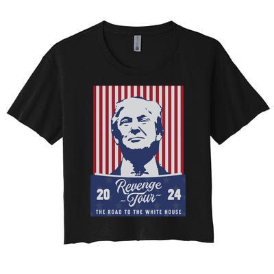 Revenge 24 The Road To The White House Women's Crop Top Tee