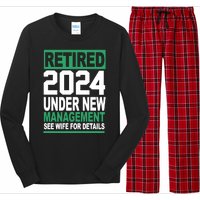 Retired 2024 Under New Management See Wife For Details Long Sleeve Pajama Set