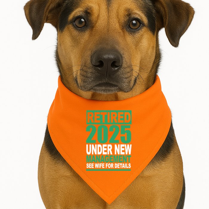 Retired 2025 Under New Management See Wife For Details USA-Made Doggie Bandana