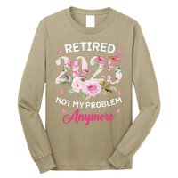 Retirement 2025 Women Retired 2025 Not My Problem Anymore Long Sleeve Shirt