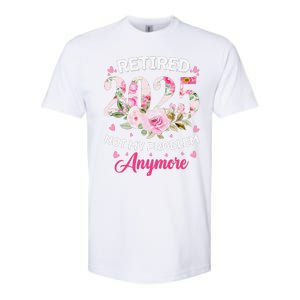 Retirement 2025 Women Retired 2025 Not My Problem Anymore Softstyle CVC T-Shirt