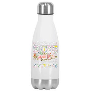 Retirement 2025 Women Retired 2025 Not My Problem Anymore Stainless Steel Insulated Water Bottle