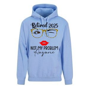 Retirement 2025 Women Retired 2025 Not My Problem Anymore Unisex Surf Hoodie