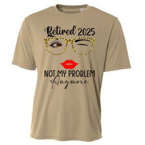 Retirement 2025 Women Retired 2025 Not My Problem Anymore Gift Cooling Performance Crew T-Shirt