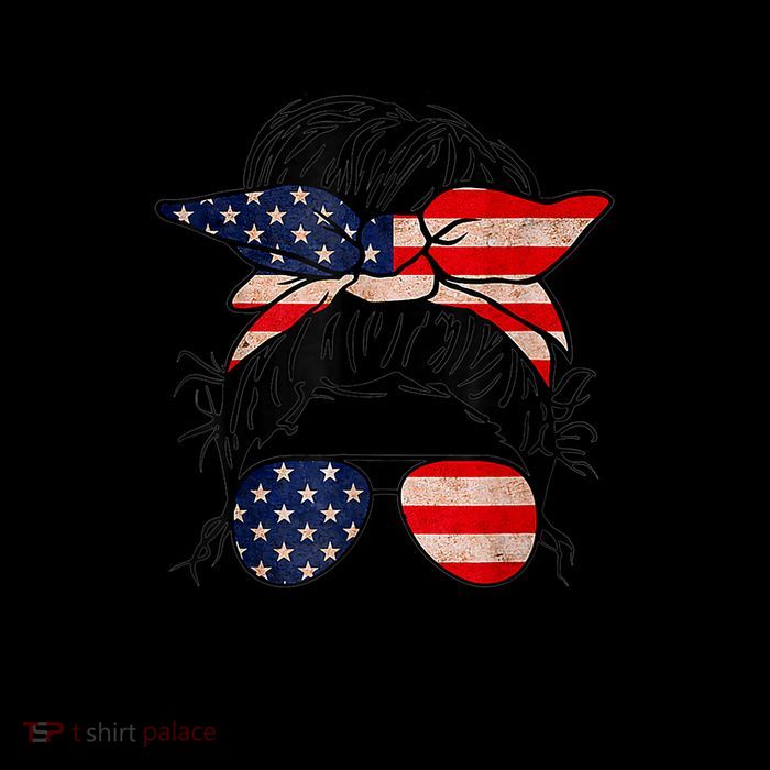 Retirement 2025 Women Retired 2025 Not My Problem Anymore Messy Bun Us Flag Bag