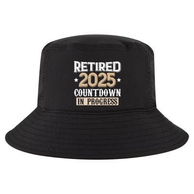 Retirement 2025 Women Retired 2025 Countdown In Progress Cool Comfort Performance Bucket Hat