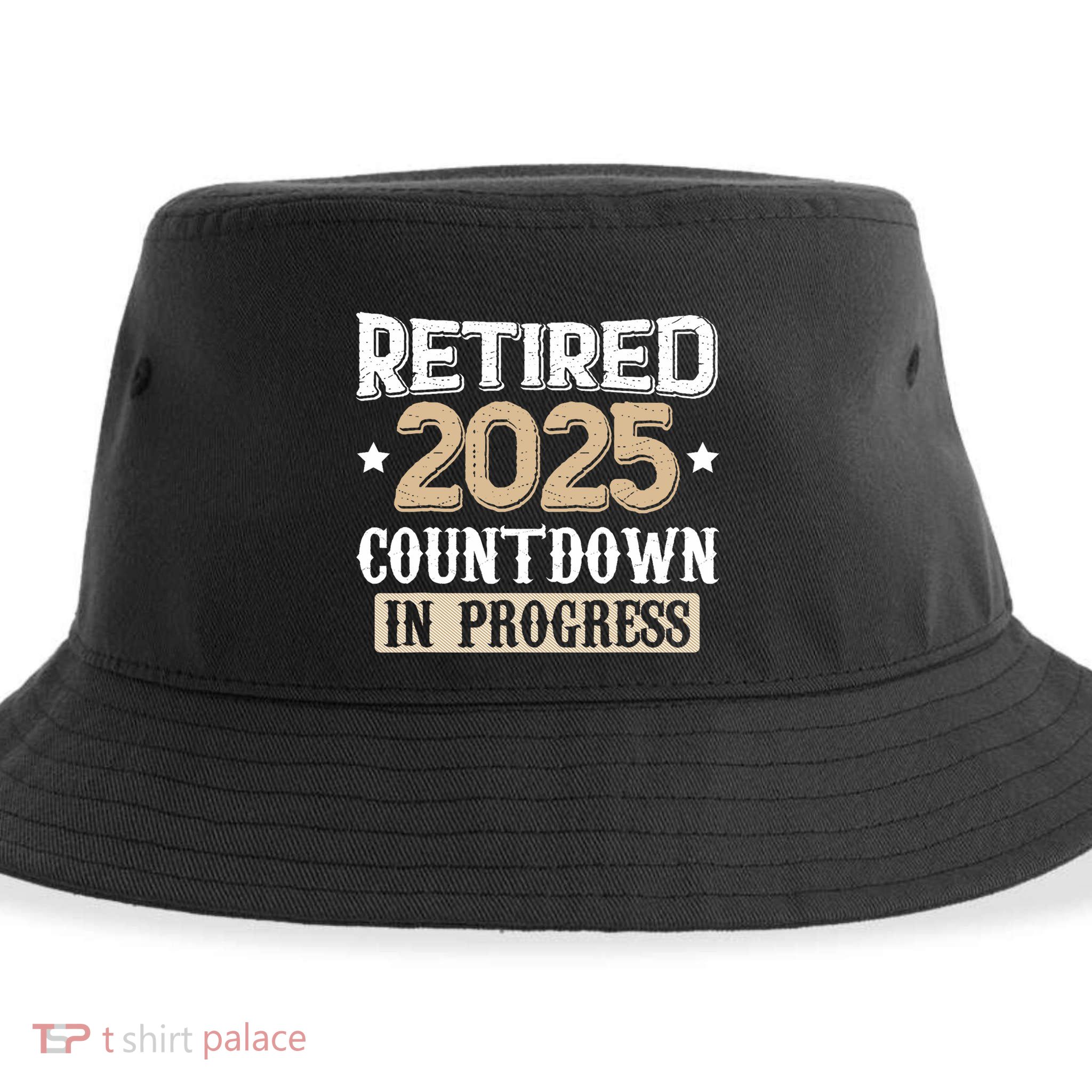 Retirement 2025 Women Retired 2025 Countdown In Progress Sustainable Bucket Hat