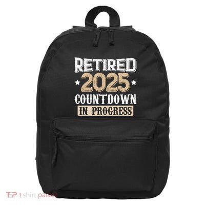 Retirement 2025 Women Retired 2025 Countdown In Progress 16 in Basic Backpack