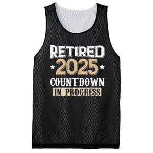 Retirement 2025 Women Retired 2025 Countdown In Progress Mesh Reversible Basketball Jersey Tank