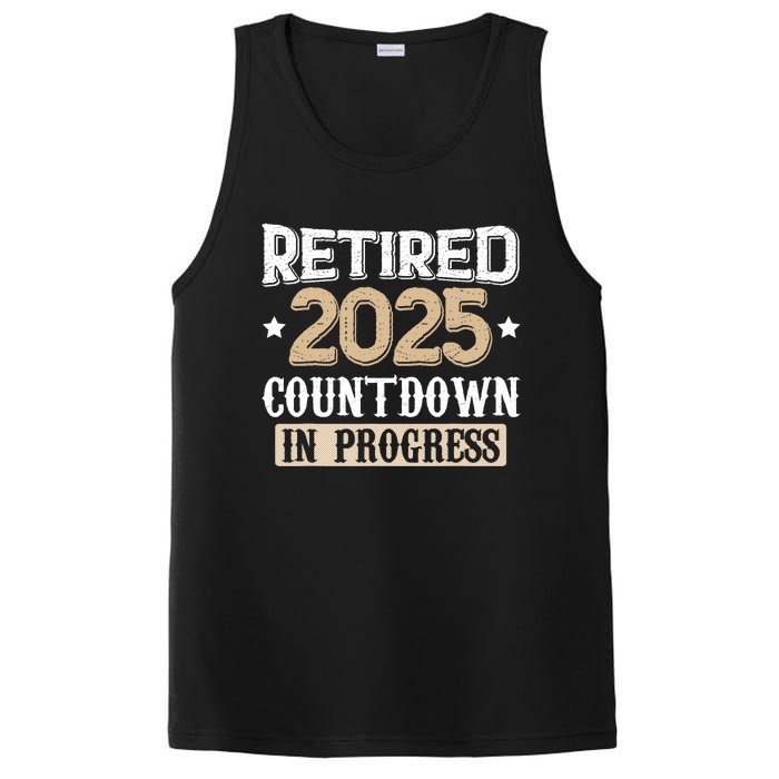 Retirement 2025 Women Retired 2025 Countdown In Progress PosiCharge Competitor Tank