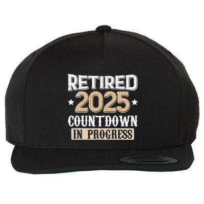 Retirement 2025 Women Retired 2025 Countdown In Progress Wool Snapback Cap