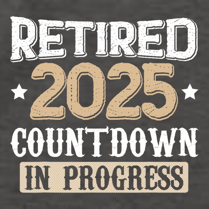 Retirement 2025 Women Retired 2025 Countdown In Progress Vector Backpack