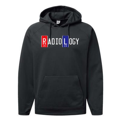 Radiology 2024 X Ray Markers Graphic Performance Fleece Hoodie