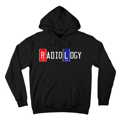 Radiology 2024 X Ray Markers Graphic Hoodie