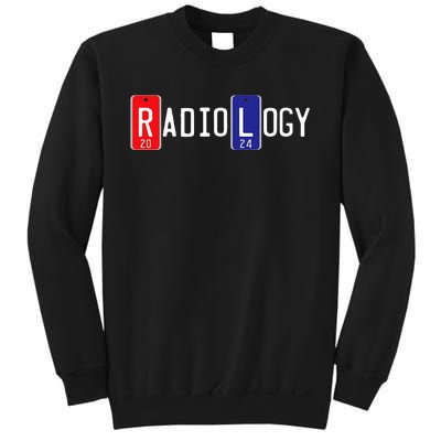 Radiology 2024 X Ray Markers Graphic Sweatshirt