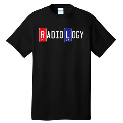 Radiology 2024 X Ray Markers Graphic Tall T-Shirt