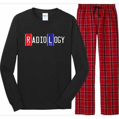 Radiology 2024 X Ray Markers Graphic Long Sleeve Pajama Set