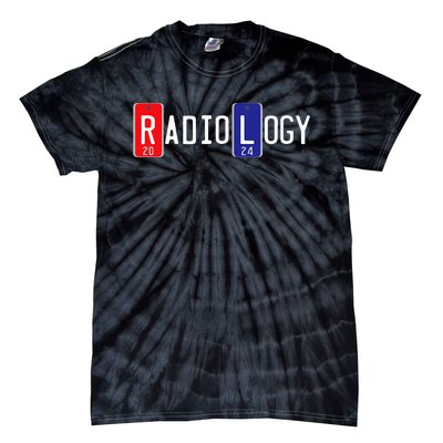 Radiology 2024 X Ray Markers Graphic Tie-Dye T-Shirt