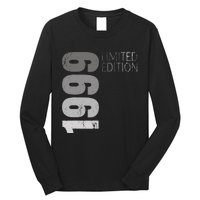 Retro 25 Years Old Gift 25 Birthday Gift For Wo Long Sleeve Shirt