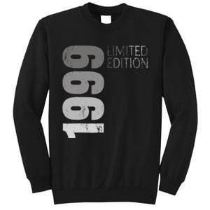 Retro 25 Years Old Gift 25 Birthday Gift For Wo Sweatshirt