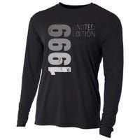 Retro 25 Years Old Gift 25 Birthday Gift For Wo Cooling Performance Long Sleeve Crew