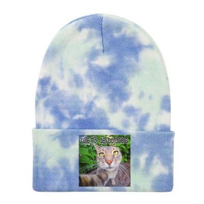 Rule # 3 Get Outdoors Gift Tie Dye 12in Knit Beanie