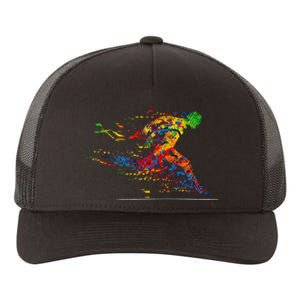 RUNNING 365 Paint Running Runner Gift Yupoong Adult 5-Panel Trucker Hat