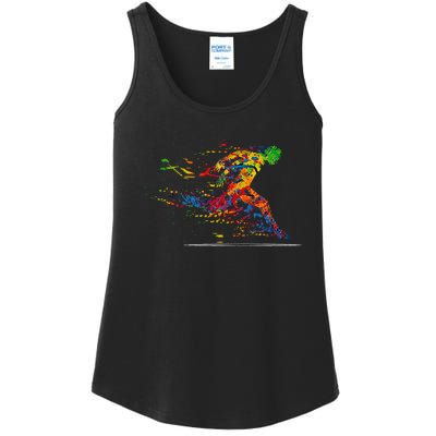 RUNNING 365 Paint Running Runner Gift Ladies Essential Tank