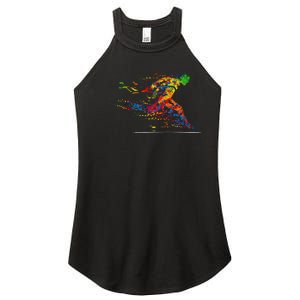 RUNNING 365 Paint Running Runner Gift Women’s Perfect Tri Rocker Tank