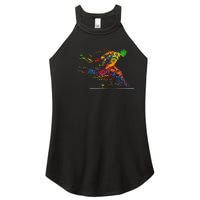 RUNNING 365 Paint Running Runner Gift Women’s Perfect Tri Rocker Tank