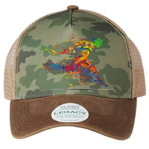 Running 365 Paint Running Runner Gift Legacy Tie Dye Trucker Hat