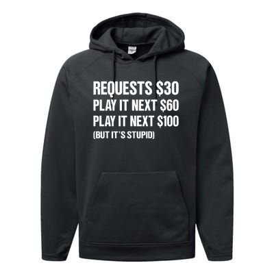 Requests $30 Play It Next $60 Play It Next $100 But Its Stupid Performance Fleece Hoodie