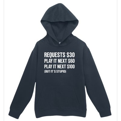 Requests $30 Play It Next $60 Play It Next $100 But Its Stupid Urban Pullover Hoodie