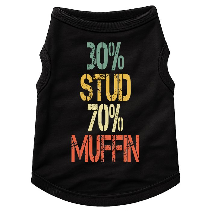 Retro 30 Stud 70 Muffin Sarcasm Dad Bod Figure Doggie Tank