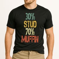 Retro 30 Stud 70 Muffin Sarcasm Dad Bod Figure Performance Shirt