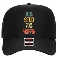 Retro 30 Stud 70 Muffin Sarcasm Dad Bod Figure Trucker Hat