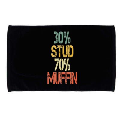 Retro 30 Stud 70 Muffin Sarcasm Dad Bod Figure Microfiber Hand Towel