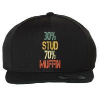 Retro 30 Stud 70 Muffin Sarcasm Dad Bod Figure Wool Snapback Cap