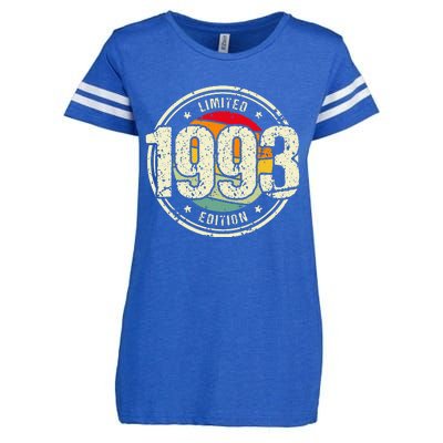 Retro 30 Year Old Vintage 1993 Limited Edition 30th Birthday Enza Ladies Jersey Football T-Shirt