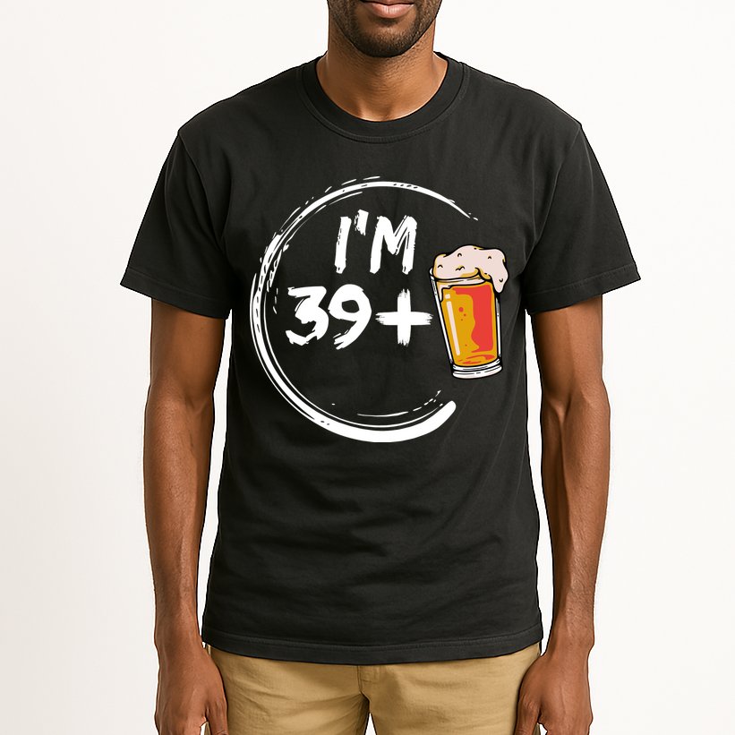 Retro 40th Birthday Beer Lover Tall T-Shirt