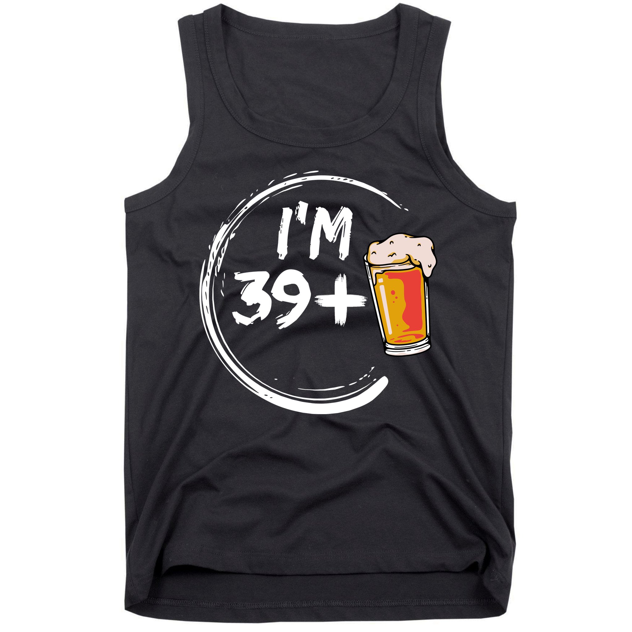 Retro 40th Birthday Beer Lover Tank Top